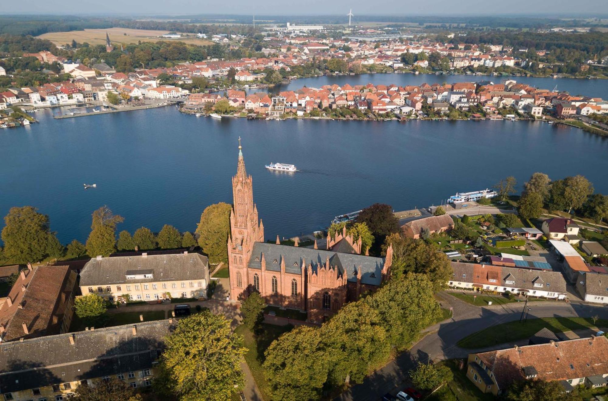 Ferienhaus Wasserblick Auf Der Insel Mit Sauna Malchow  Eksteriør bilde