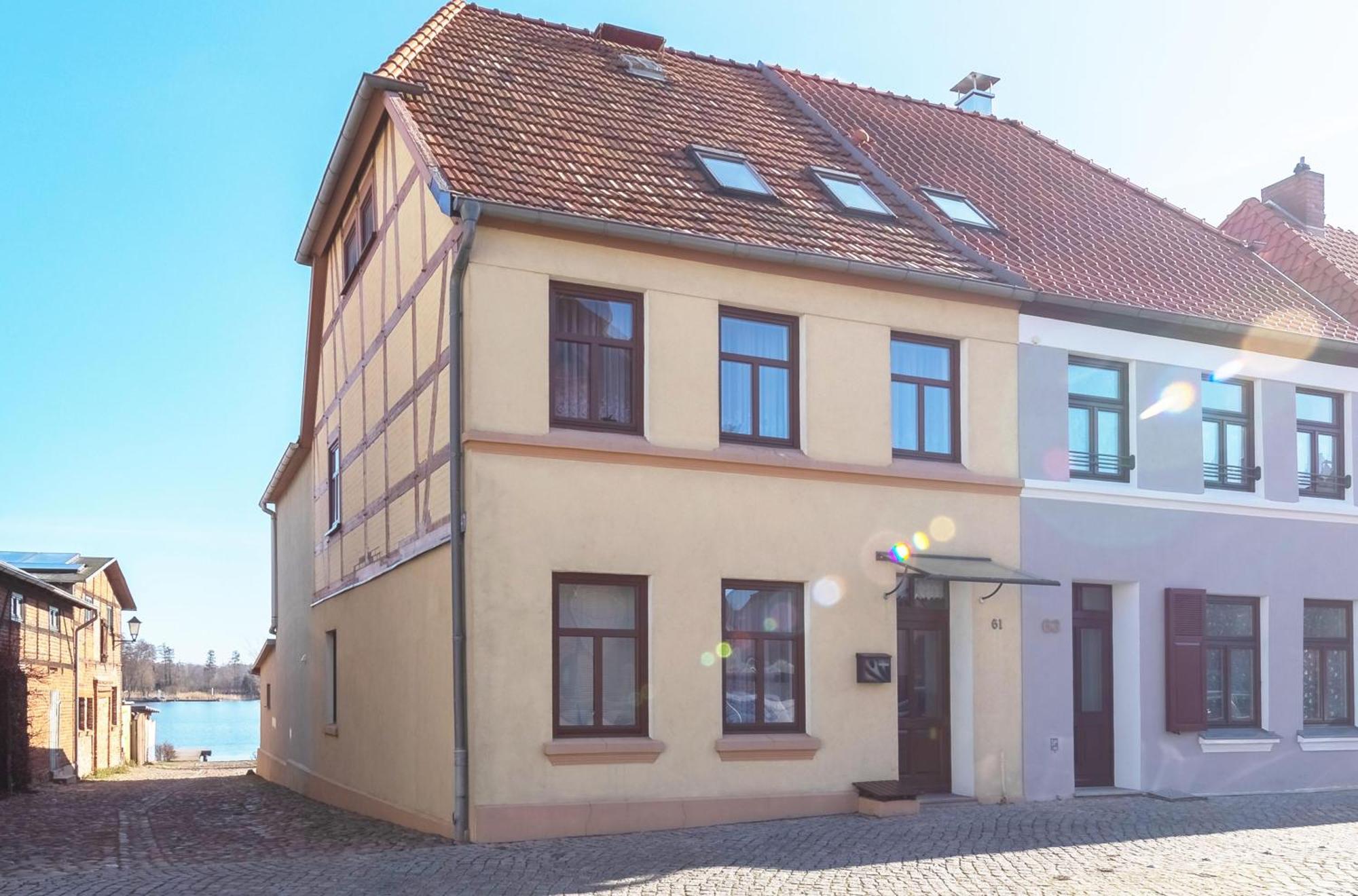Ferienhaus Wasserblick Auf Der Insel Mit Sauna Malchow  Eksteriør bilde